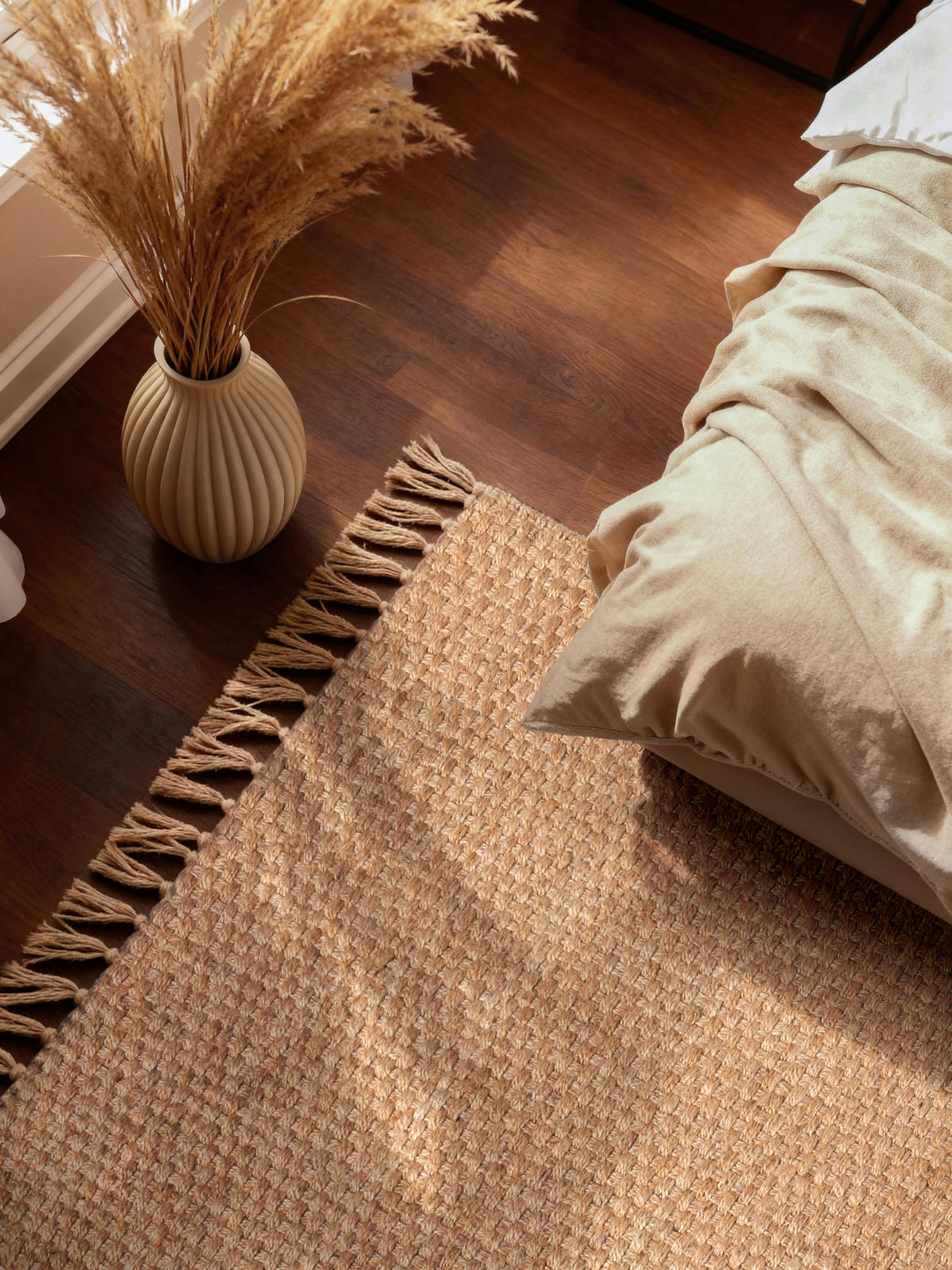 JUTETEPPICH 160/230 cm Handloom 1.0 Goldbraun  - Goldbraun, Basics, Textil (160/230cm) - Hanse Home