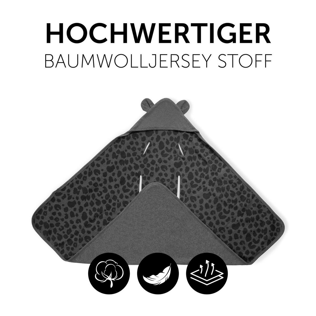 EINSCHLAGDECKE hauck  80/80 cm     - Anthrazit, Basics, Textil (80/80cm) - Hauck