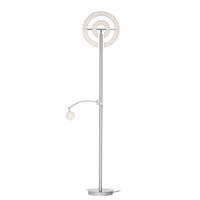 LED-DECKENFLUTER Plano 40/180 cm  - Weiß/Nickelfarben, KONVENTIONELL, Kunststoff/Metall (40/180cm) - Dieter Knoll