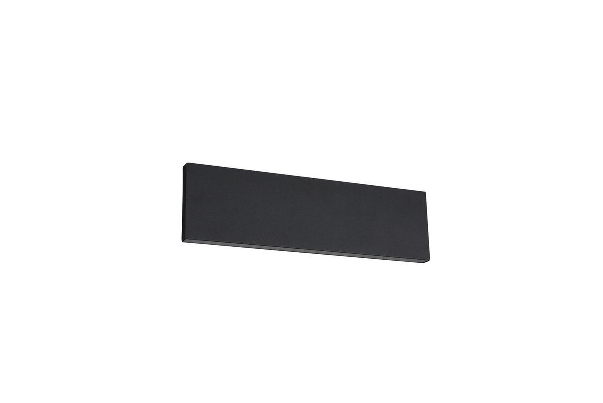 LED-WANDLEUCHTE 28/4,5/8 cm  - Schwarz, Design, Kunststoff/Metall (28/4,5/8cm) - Novel