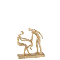 SKULPTUR - Goldfarben, Basics, Naturmaterialien/Keramik (25,5/8/28cm) - Ambia Home