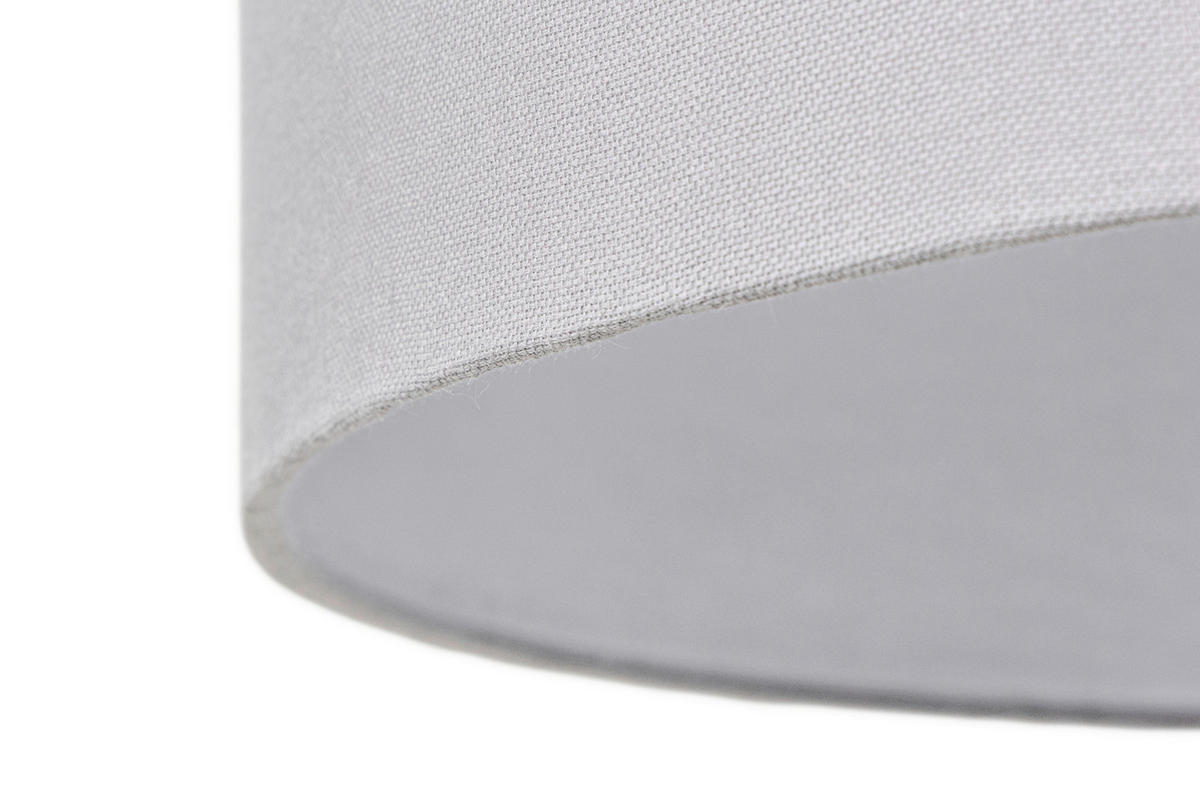 HÄNGELEUCHTE 45/120 cm    - Grau/Nickelfarben, Design, Kunststoff/Textil (45/120cm) - Novel