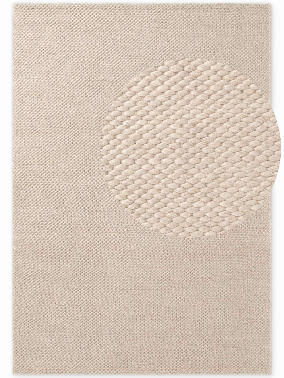 WOLLTEPPICH 160/230 cm Lyon Beige rechteckig  - Beige, Basics, Textil (160/230cm) - Elle Decoration
