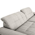 ECKSOFA  in Webstoff Beige  265/180 cm  - Beige/Schwarz, Design, Textil/Metall (265/180cm) - Carryhome