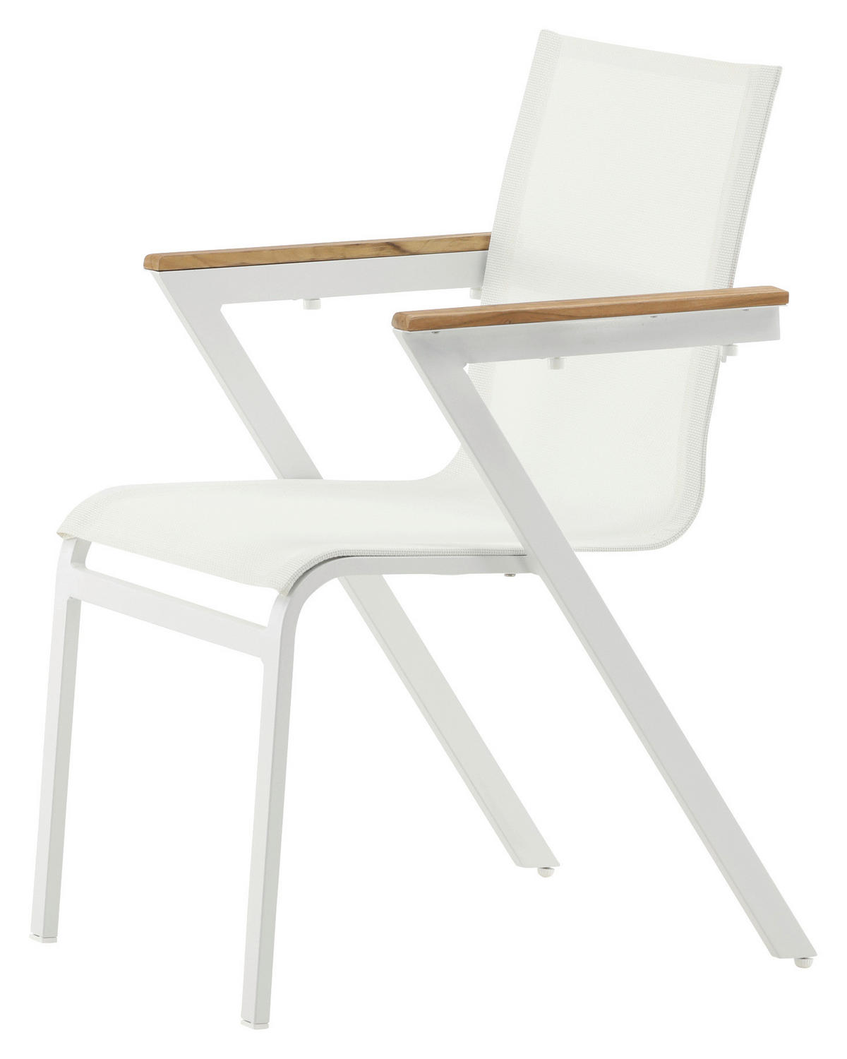 STAPELSESSEL - Weiß, KONVENTIONELL, Holz/Metall (57/87/61cm) - Gardenson