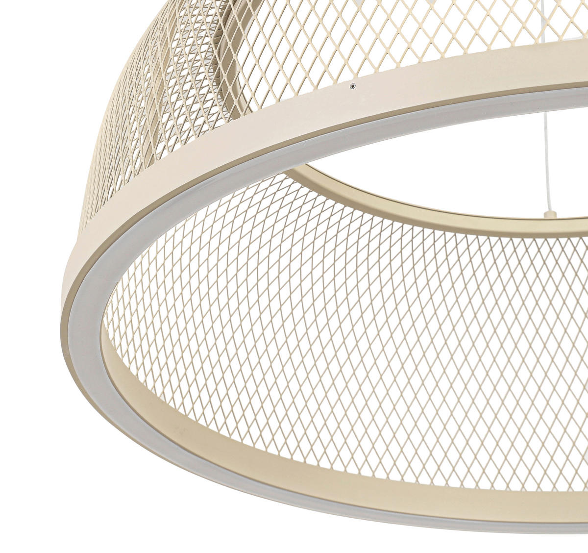 ZÁVĚSNÉ LED SVÍTIDLO, 60,5/175,5 cm  - pískové barvy, Design, kov/plast (60,5/175,5cm) - Novel
