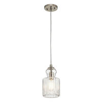 HÄNGELEUCHTE Elstead Riviera 14.7/36.8  cm   - KONVENTIONELL, Glas/Metall (14.7/36.8 cm) - Elstead Lighting