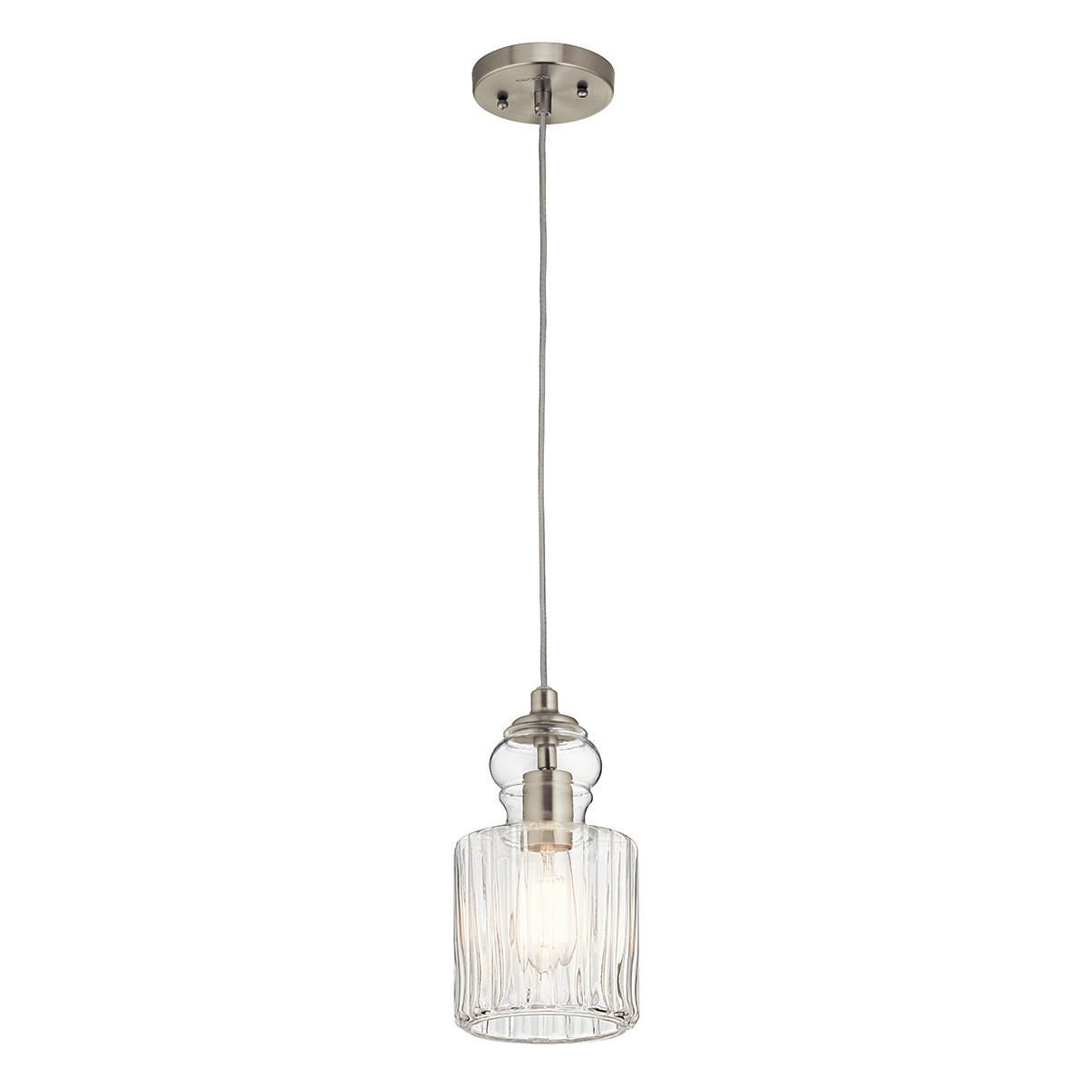 HÄNGELEUCHTE Elstead Riviera 14.7/36.8  cm   - KONVENTIONELL, Glas/Metall (14.7/36.8 cm) - Elstead Lighting