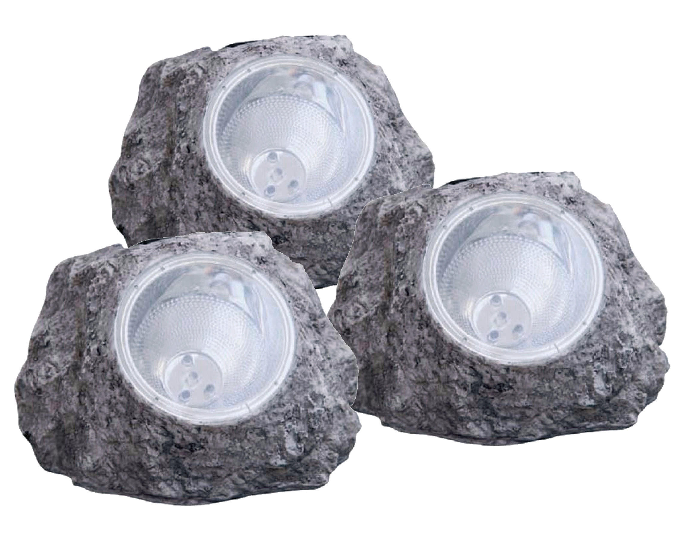 SOLCELLSLAMPA 15/12,5/10,5 cm   - klar/grå, Basics, plast (15/12,5/10,5cm) - Globo