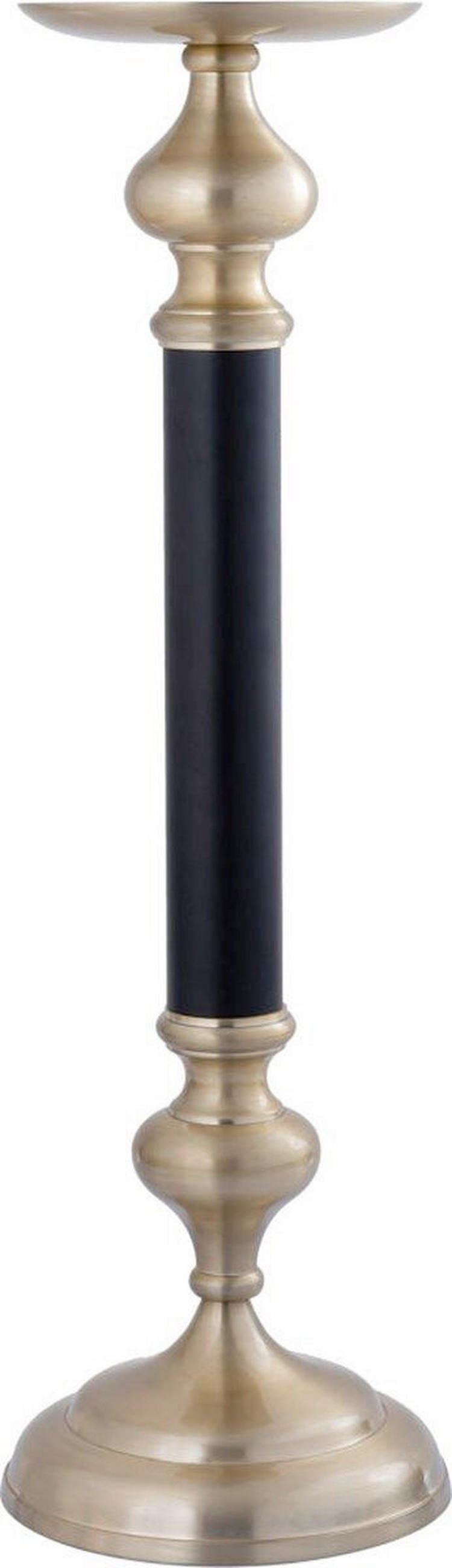 SVEČNIK - zlate barve/črna, Basics, kovina (20/20/66cm)