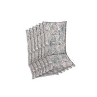 SESSELAUFLAGENSET Blätter  - Beige/Grau, Basics, Textil (50/7/120cm)