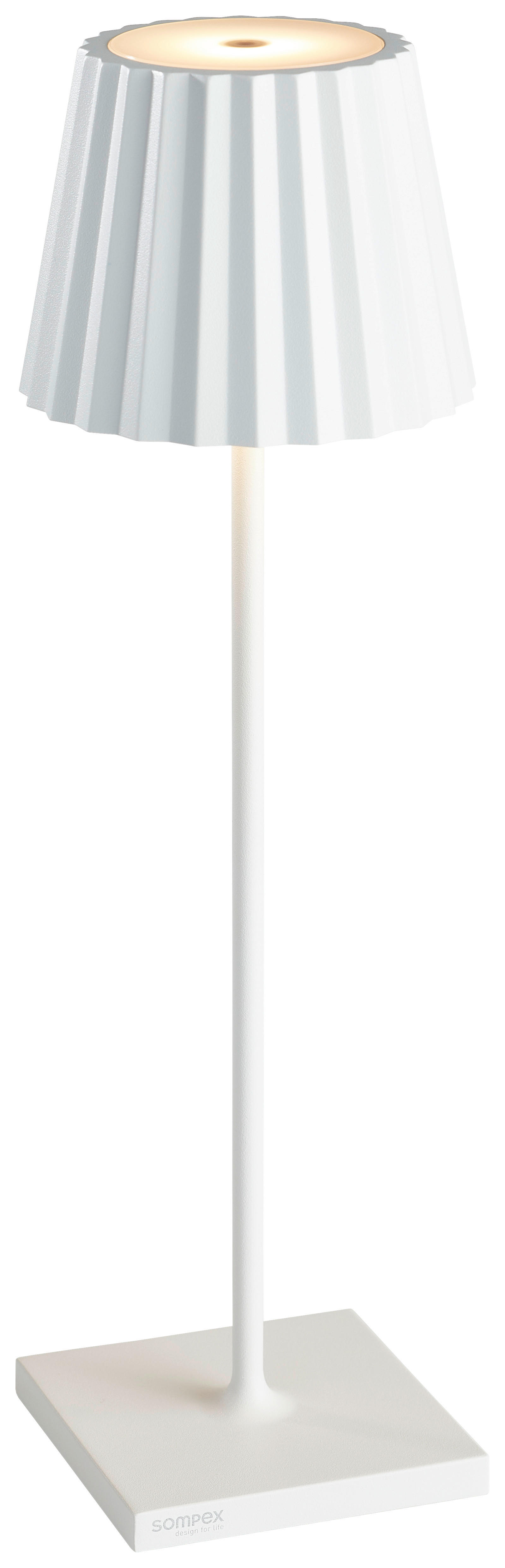 LED-TISCHLEUCHTE Troll  - Weiß, Design, Metall (11/38cm) - Sompex