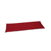 BANKAUFLAGE Uni  - Kirschrot, Basics, Textil (48/6/148cm)