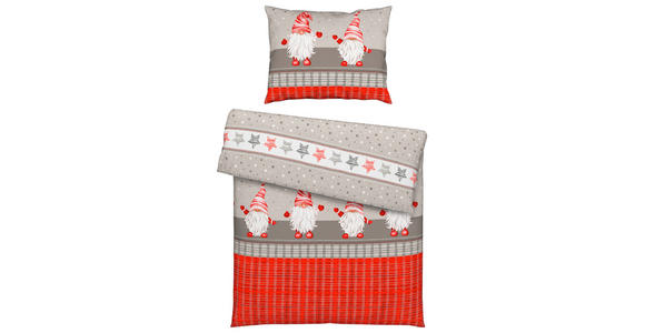 BETTWÄSCHE Flanell 140/200 cm  - Anthrazit, KONVENTIONELL, Textil (140/200cm) - Esposa