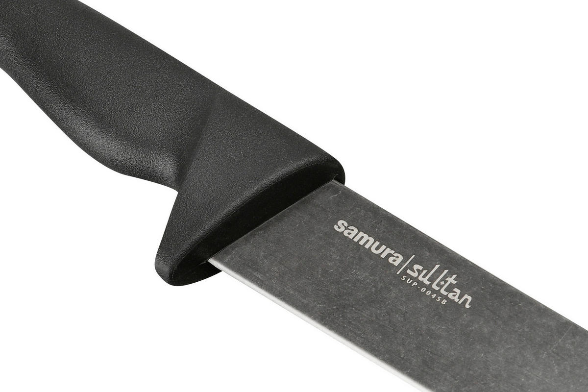 KUHARSKI NOŽ  SULTAN PRO STONEWASHED        34,5 cm    nerjaveče jeklo - srebrne barve/črna, Basics, kovina/umetna masa (34,5cm) - Samura