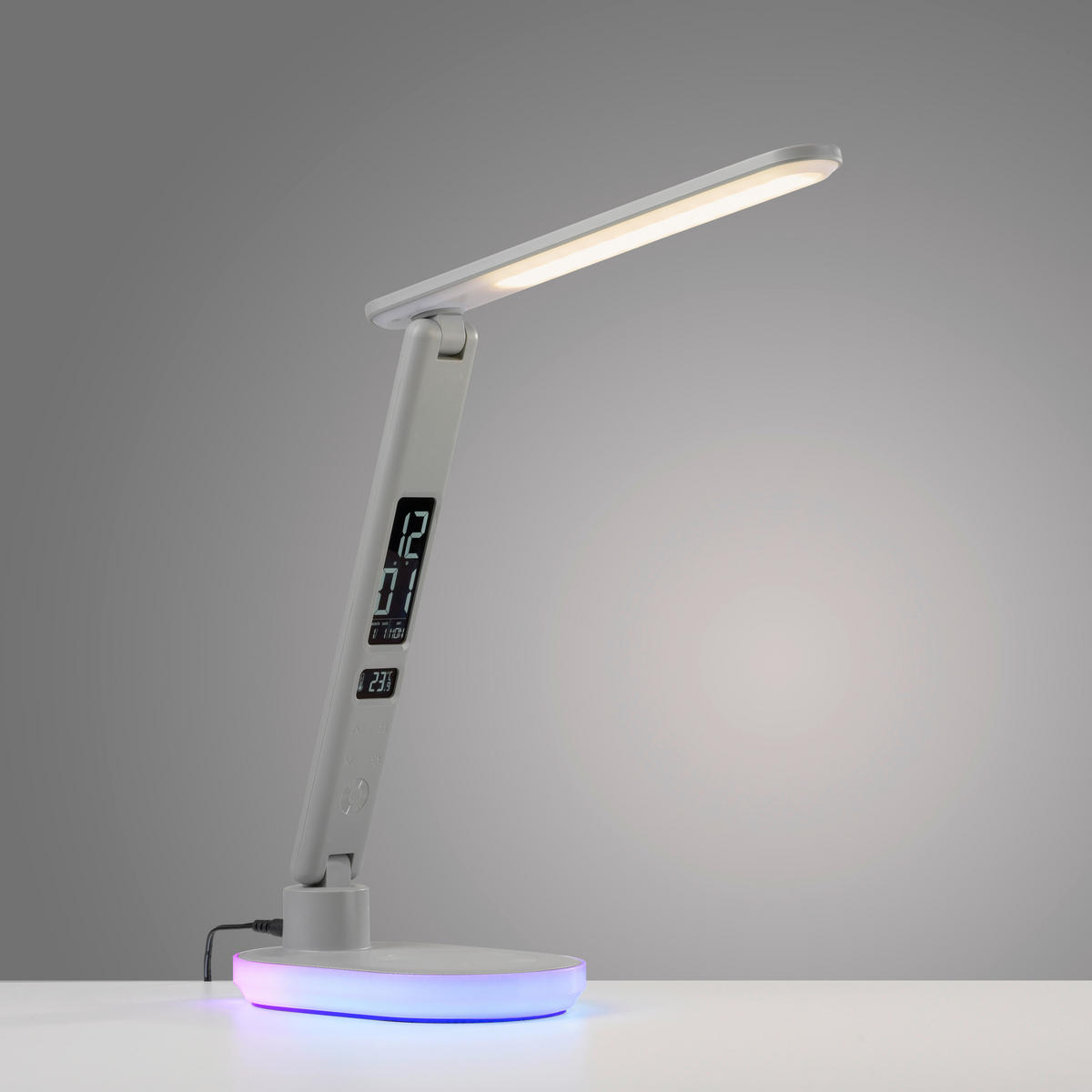 LED-SVETILKA ZA PISALNO MIZO     51,5/11,4/54 cm          - bela, Design, umetna masa/steklo (51,5/11,4/54cm)