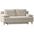 SCHLAFSOFA Cord Beige  - Eichefarben/Beige, Design, Holz/Textil (200/91/92cm) - Novel