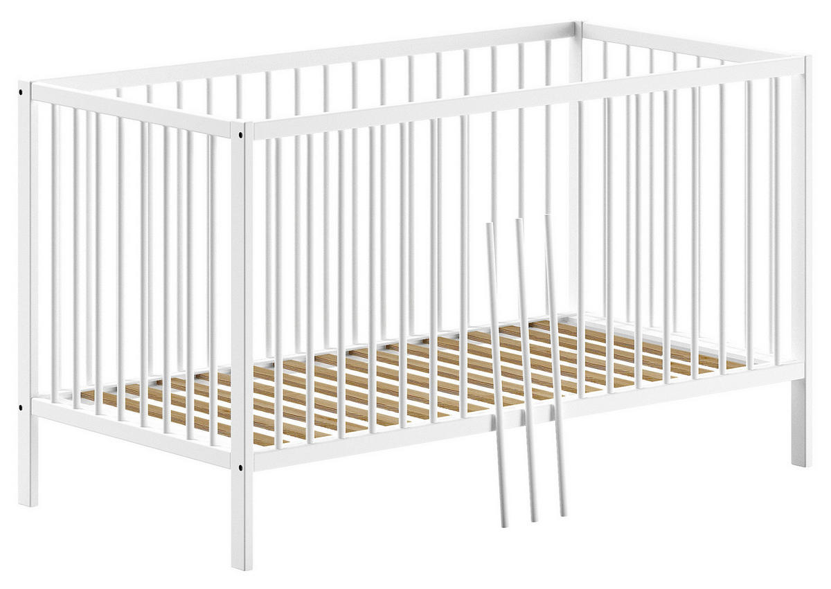 KINDER-/JUNIORBETT - Weiß, MODERN, Holz (70/140cm) - MID.YOU