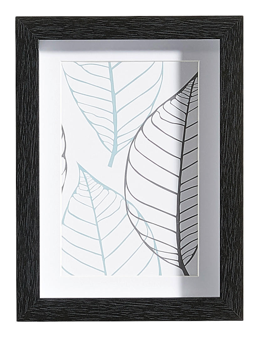 BILDERRAHMEN - Schwarz, Basics, Glas/Holz (15/20/3cm)