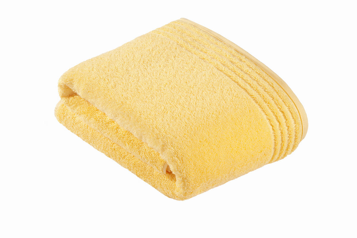 FÜRDŐLEPEDŐ 100/150 cm sárga  - sárga, Basics, textil (100/150cm) - Vossen