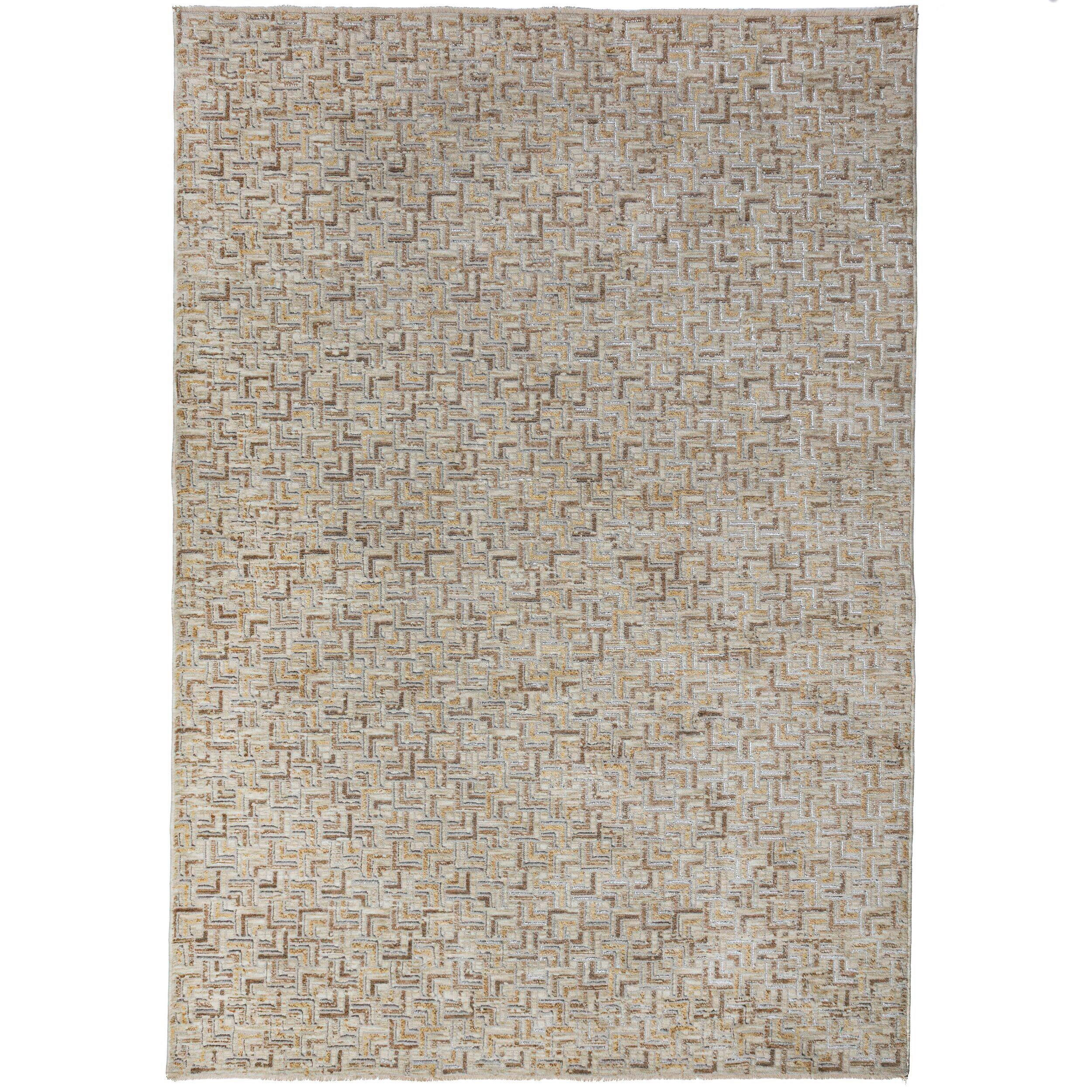 WEBTEPPICH  Wohnzimmer 160/230 cm Kado Beige rechteckig  - Beige, Basics, Kunststoff/Textil (160/230cm) - Flair Rugs
