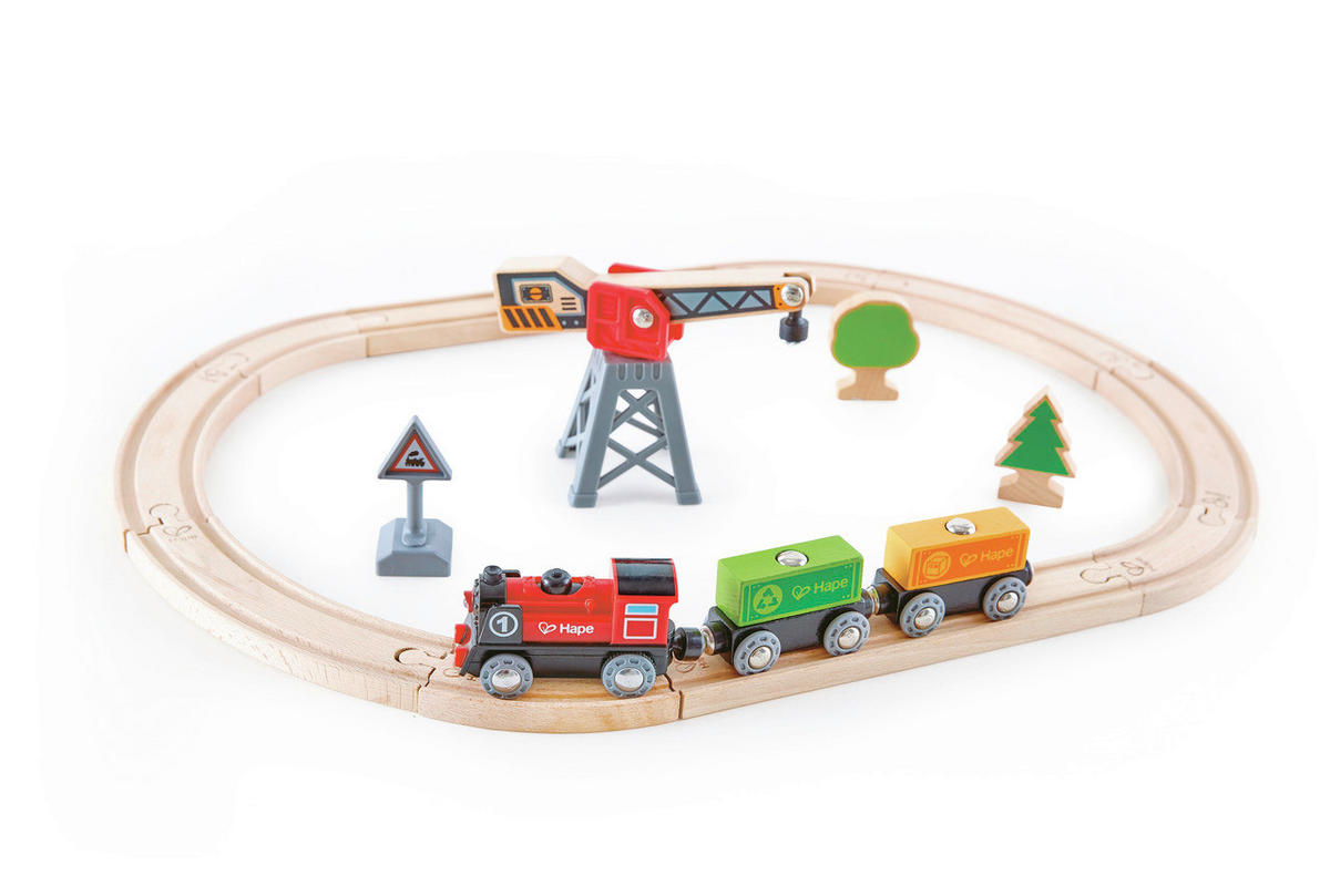 EISENBAHNZUBEHÖR - Multicolor, Basics, Holz/Kunststoff (50,0/40,0/40,0cm) - Hape