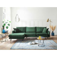 ECKSOFA Eckteil  ROSSANA-REC.2S Grün  - Grün, MODERN, Holz/Textil (258/160cm) - MID.YOU