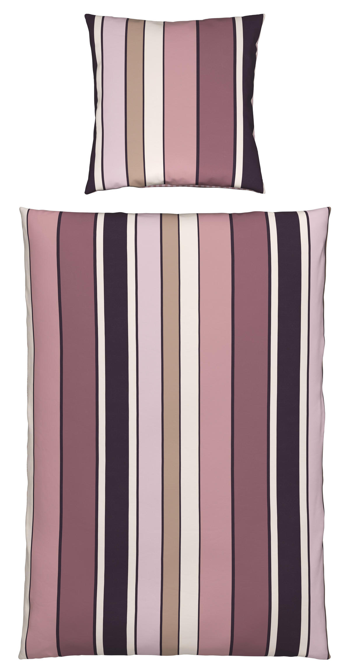 WENDEBETTWÄSCHE Flanell 200/200 cm  - Mauve, Textil (200/200cm) - Novel