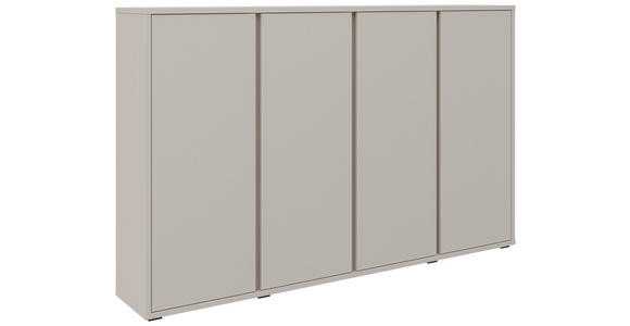 SCHUHSCHRANK  in 192,7/120/34 cm  - Kaschmir/Anthrazit, KONVENTIONELL, Holzwerkstoff/Kunststoff (192,7/120/34cm) - Xora