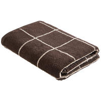 TÖRÖLKÖZŐ 70/140 cm taupe, sötétbarna  - sötétbarna/taupe, Natur, textil (70/140cm) - Bio:Vio