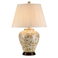 TISCHLEUCHTE - Goldfarben/Braun, Konventionell, Keramik (41/62cm) - Elstead Lighting