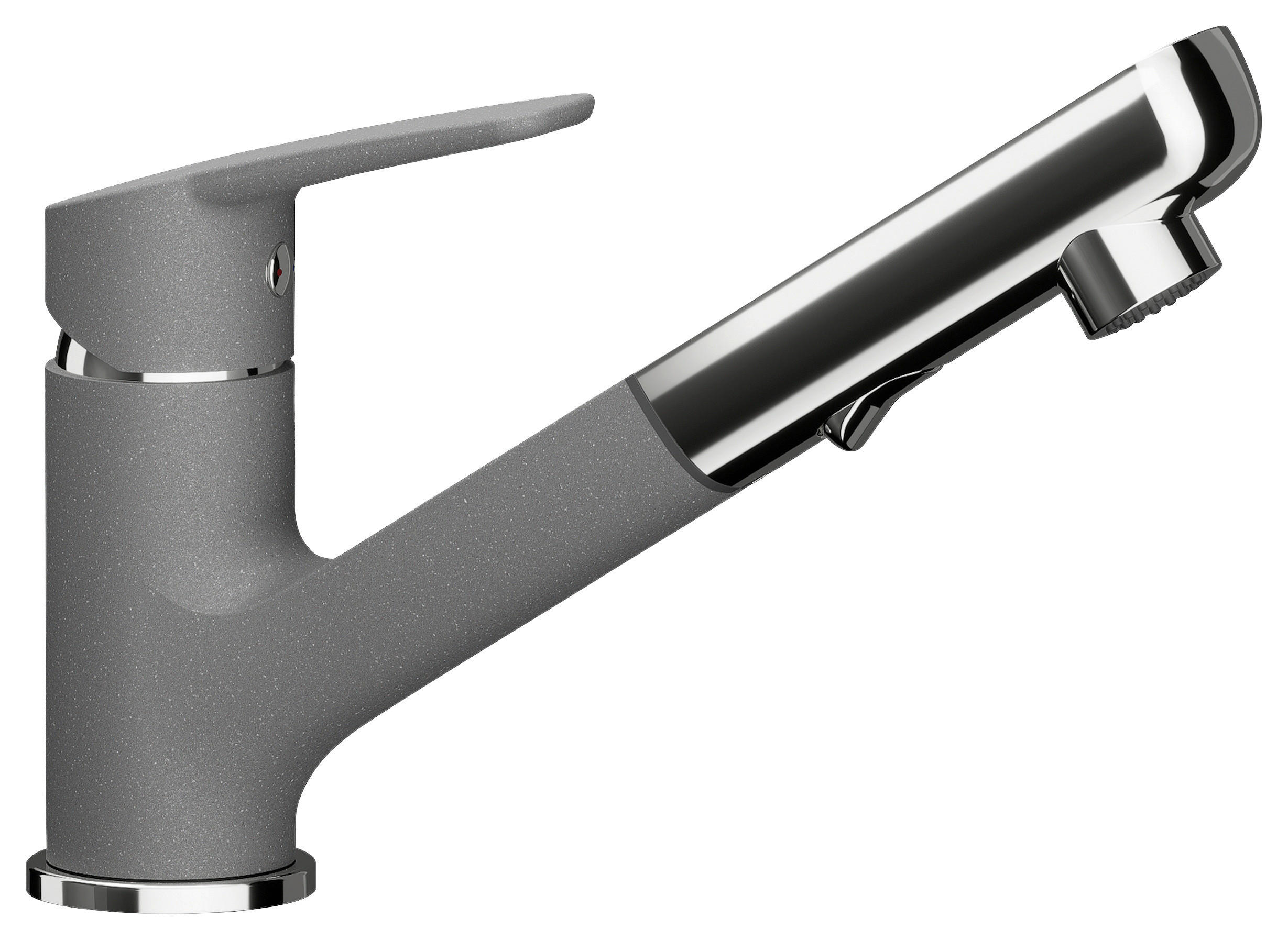 KÜCHENARMATUR 522120GCR  - Chromfarben/Grau, Basics, Stein/Metall (5/16,2/19,3cm) - Schock