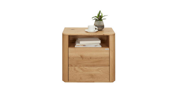 NACHTKÄSTCHEN in massiv Wildeiche Eichefarben - Eichefarben, Natur, Holz (60/60/38cm) - Valnatura