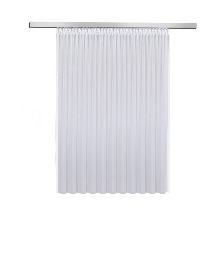 FERTIGSTORE  transparent  300/150 cm   - Weiß, Basics, Textil (300/150cm)