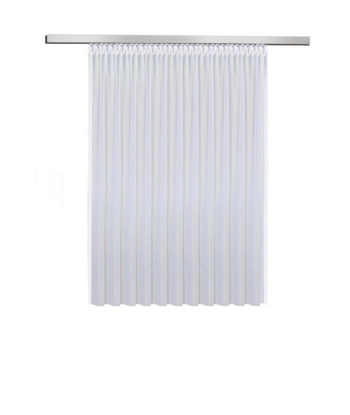 FERTIGSTORE  transparent  300/150 cm   - Weiß, Basics, Textil (300/150cm)