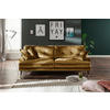3-SITZER-SOFA TOKIO-3S SOFA Samt Senfgelb  - Senfgelb, MODERN, Textil (220/89/100cm) - MID.YOU