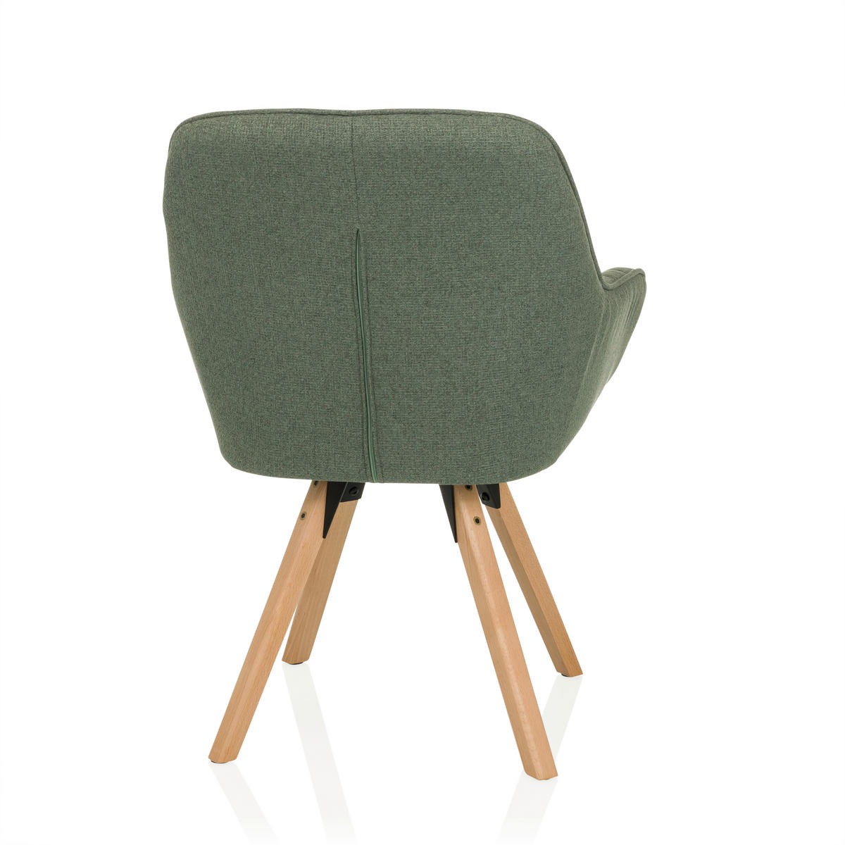 ARMLEHNSTUHL     Mintgrau  - Mintgrau/Buchefarben, MODERN, Holz/Textil (56/84/62cm) - MID.YOU