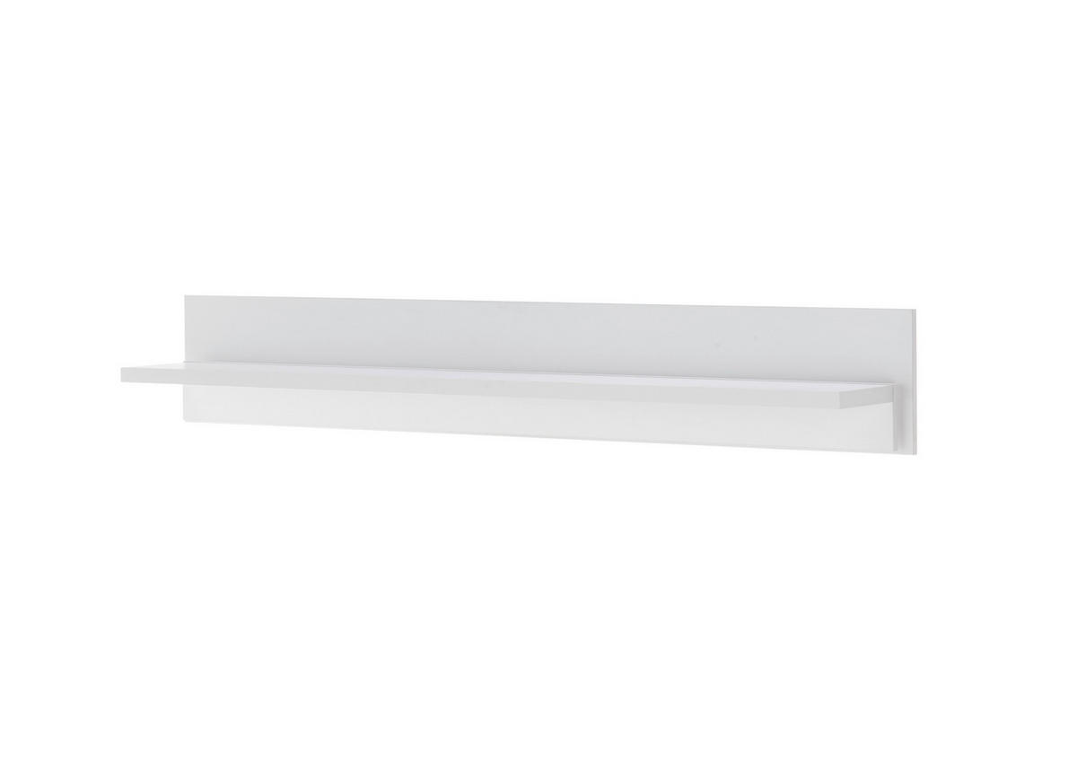 WANDBOARD Weiß  - Weiß, Design, Holzwerkstoff (150/20/18cm) - MID.YOU