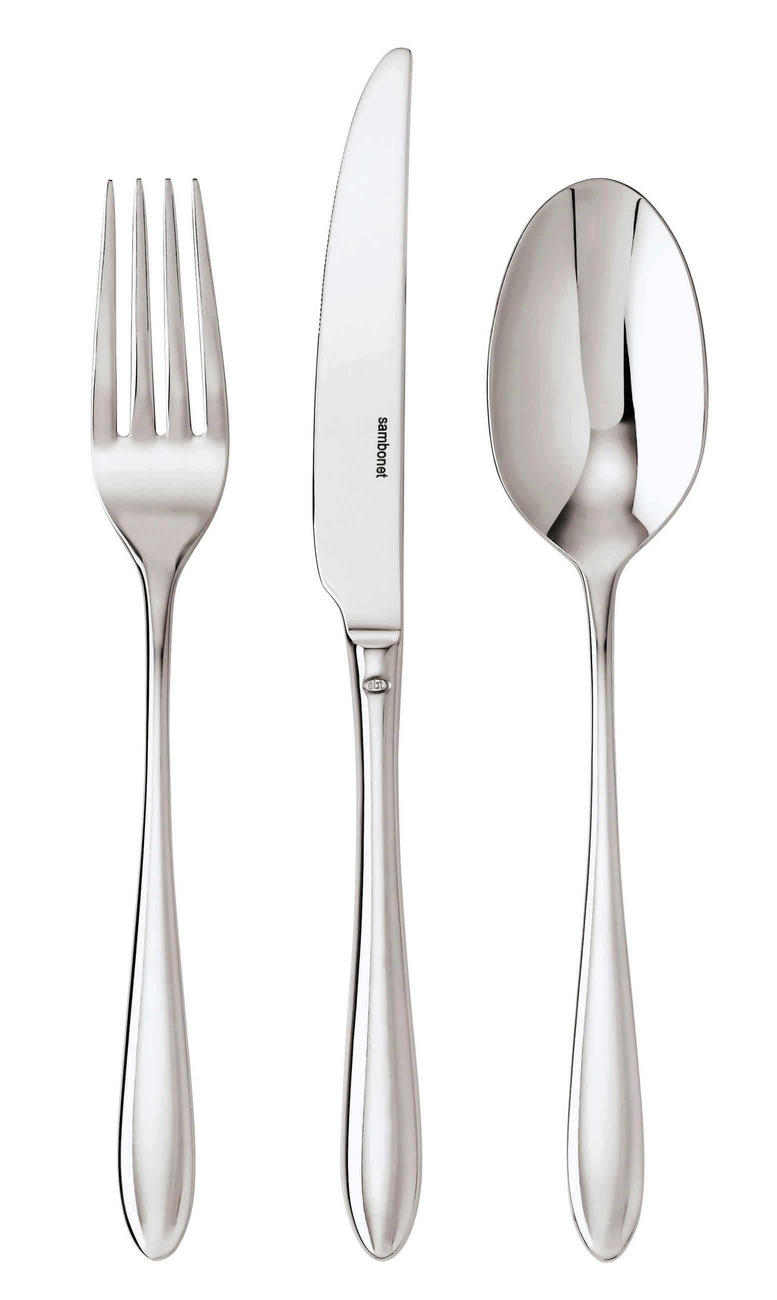PRIBOR ZA JELO  24 dela     - Konvencionalno, metal (51/31/10cm) - Sambonet