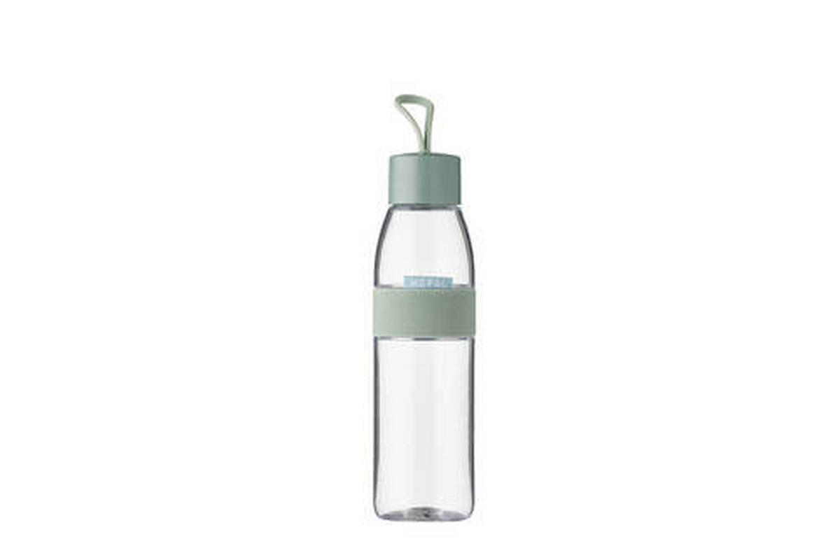 UNIVERSALFLASCHE ELLIPSE  - Salbeigrün, KONVENTIONELL, Kunststoff (6,3/6,3/27cm) - Mepal