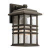 AUSSENWANDLEUCHTE - Bronzefarben, Konventionell, Glas (20,3/22,8/35,9cm) - Elstead Lighting