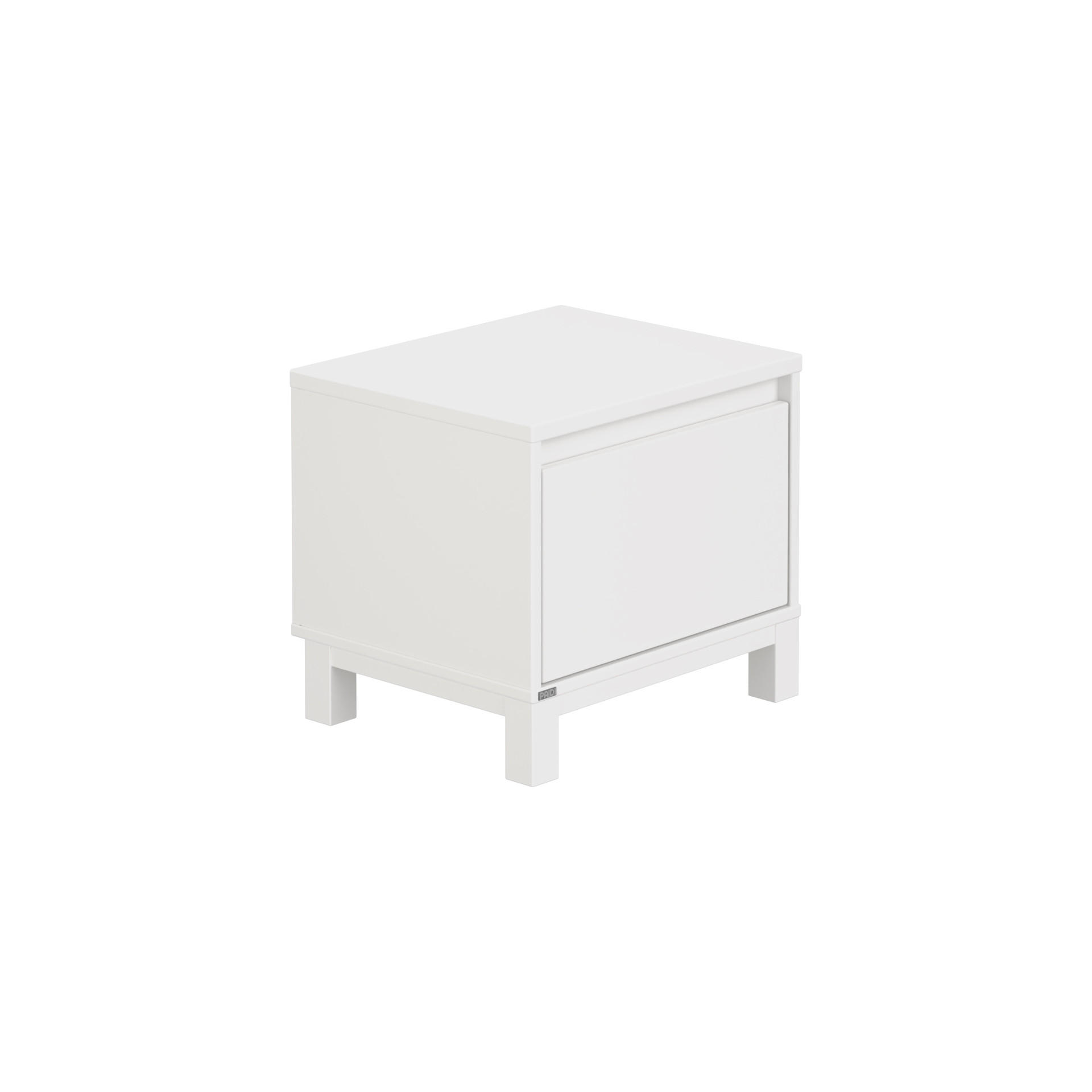 NACHTSCHRANK 48,4/42,9/40,1 cm  - Weiß, Basics, Holzwerkstoff (48,4/42,9/40,1cm) - Paidi