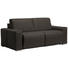 SCHLAFSOFA in Textil Braun - Chromfarben/Braun, Design, Textil/Metall (210/90/102cm) - Dieter Knoll SCHLAFSOFA in Textil Braun - Chromfarben/Braun, Design, Textil/Metall (210/90/102cm) - Dieter Knoll