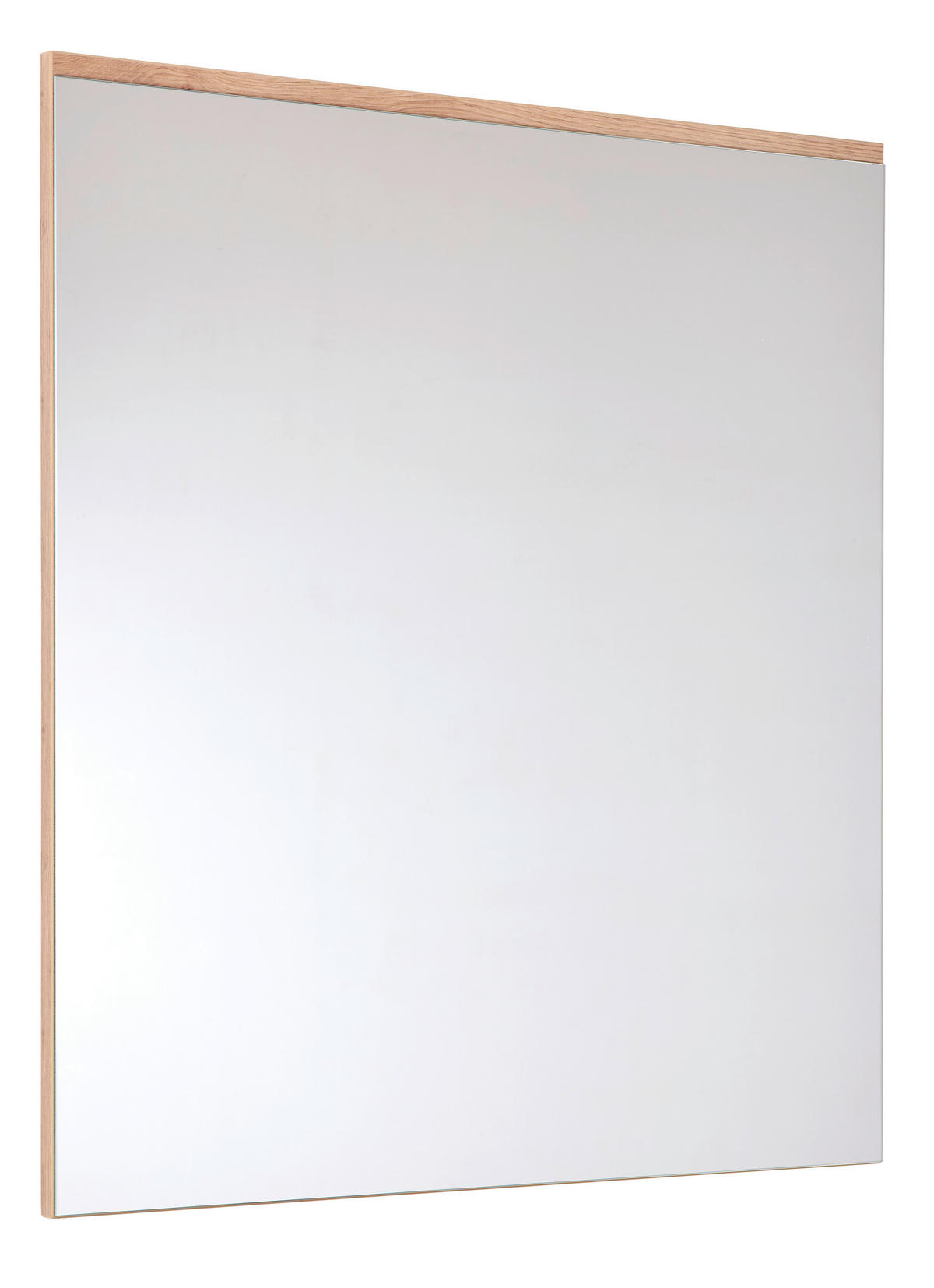 WANDSPIEGEL 80/89/2 cm    in rechteckig  - Eichefarben, KONVENTIONELL, Glas/Holzwerkstoff (80/89/2cm) - Moderano