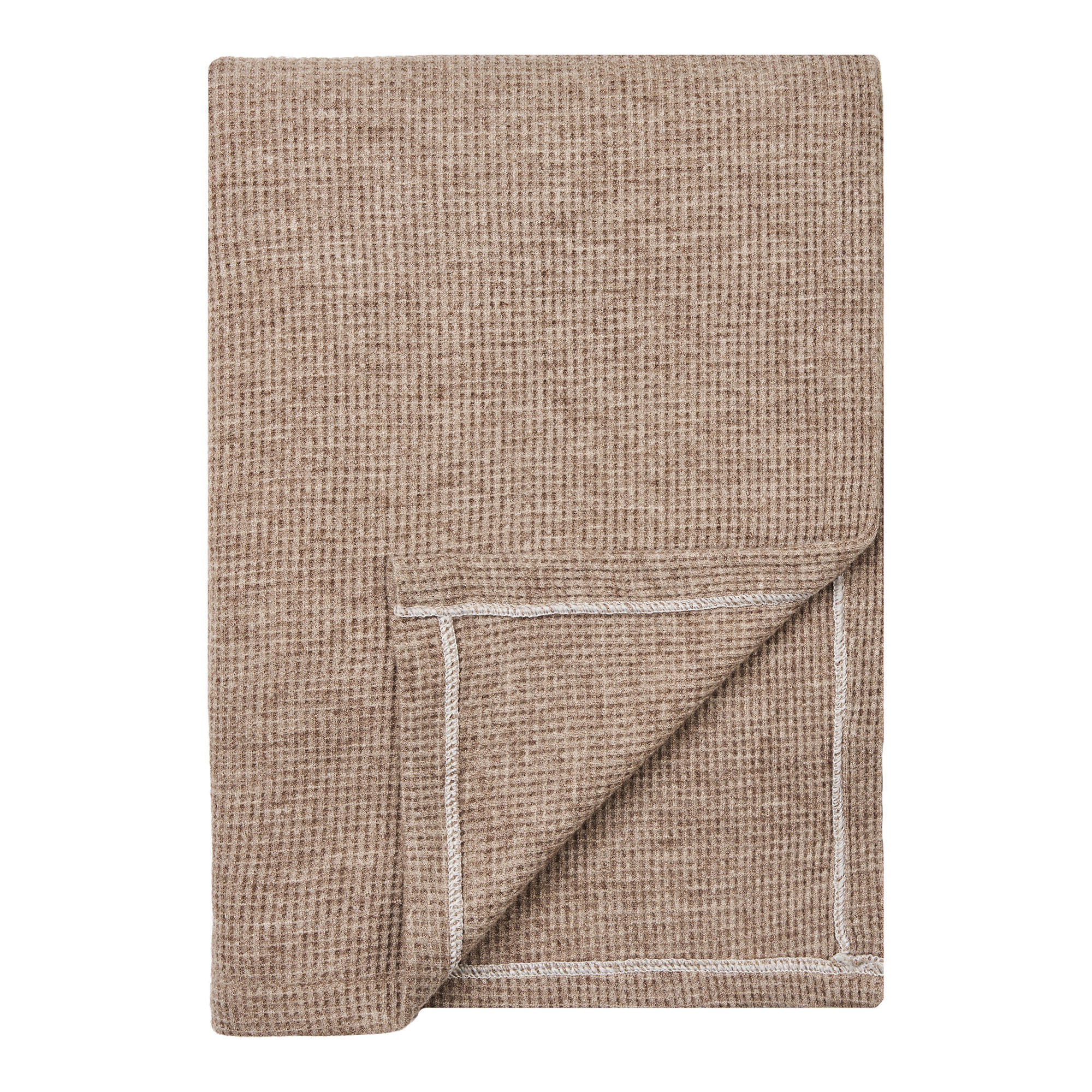 WOHNDECKE Puno 130/156 cm  - Hellbraun, Basics, Textil (130/156cm)