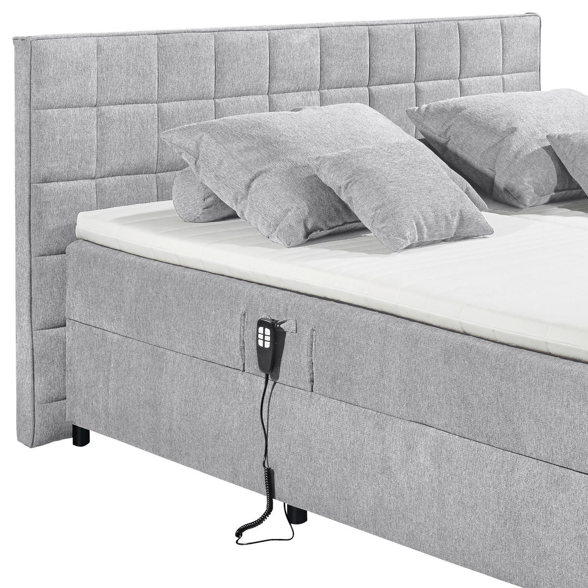 MID.YOU BOXSPRINGBETT 180/200 cm in Hellgrau jetzt nur online ➤ XXXLutz.de