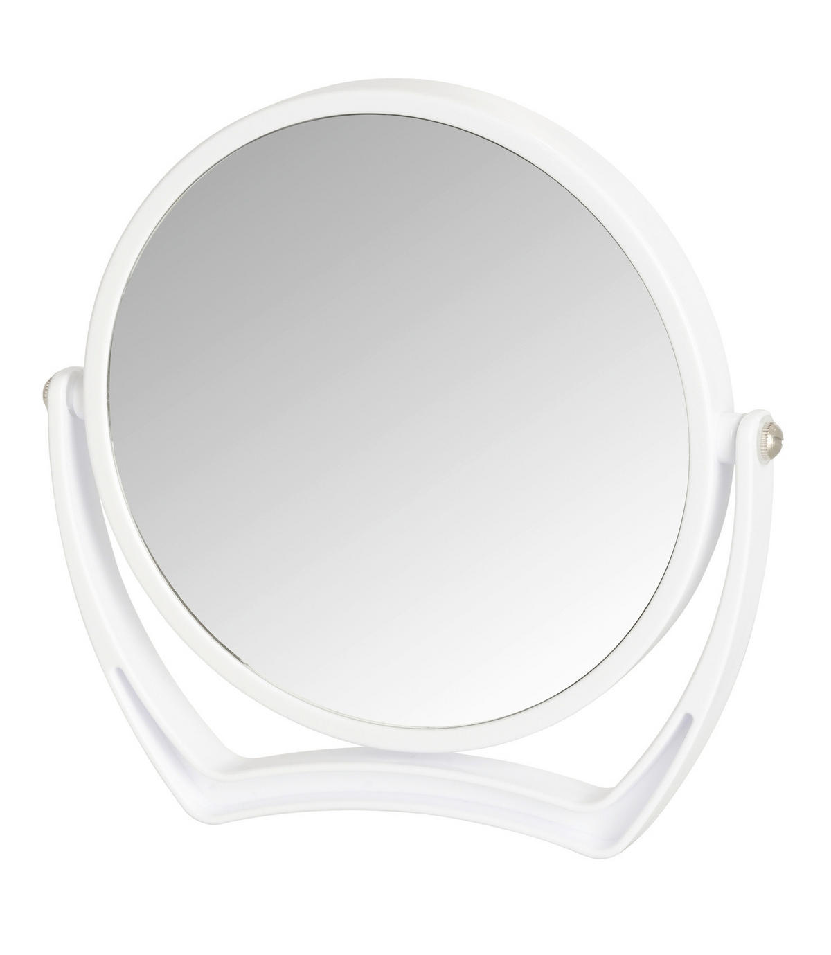 SCHMINKSPIEGEL  - Weiß, Basics, Metall (19,5/19/2cm) - Wenko
