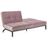 SCHLAFSOFA in Textil Rosa - Schwarz/Rosa, Trend, Textil/Metall (198/87/95cm) - Carryhome SCHLAFSOFA in Textil Rosa - Schwarz/Rosa, Trend, Textil/Metall (198/87/95cm) - Carryhome