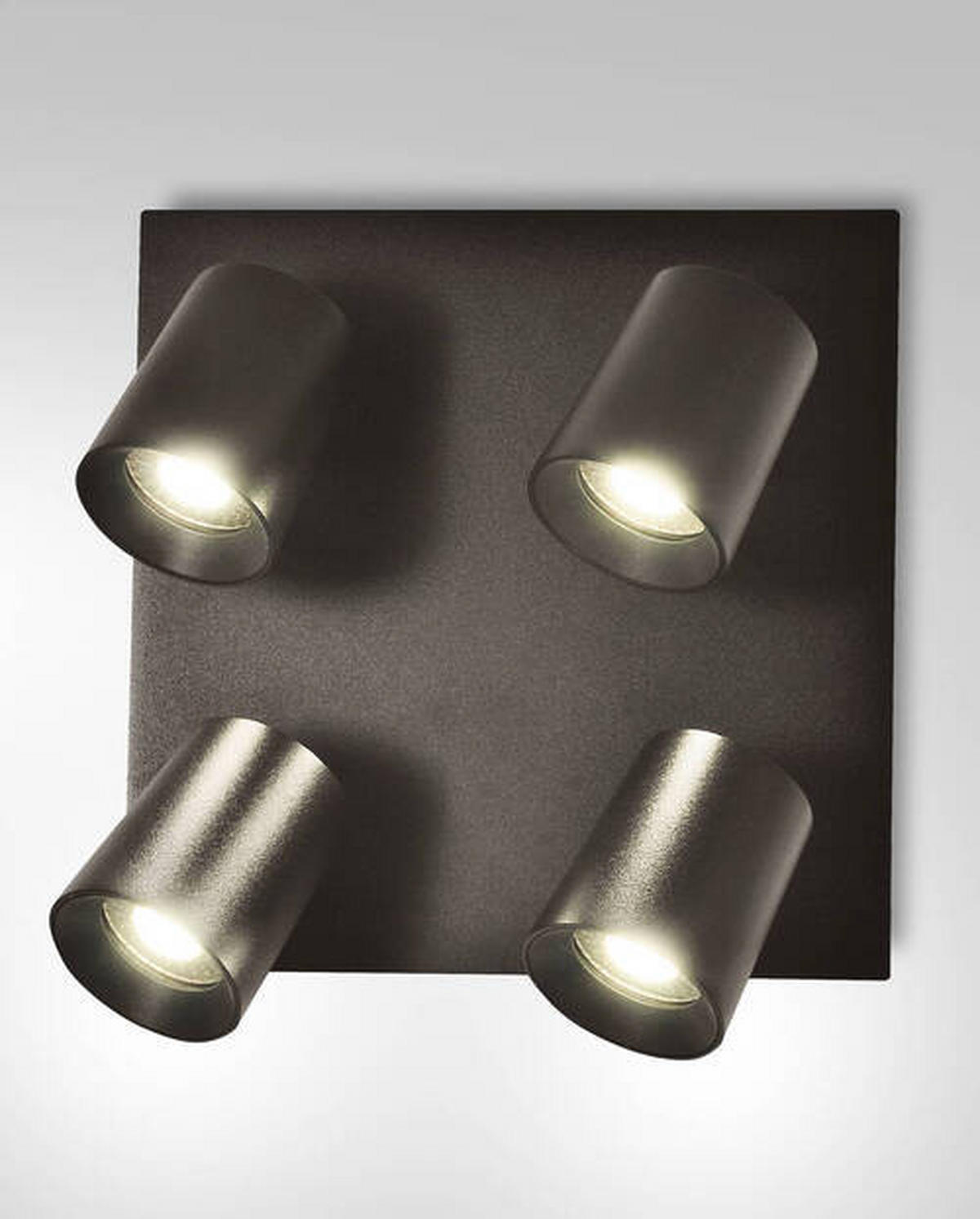 STRAHLER Modo 24/24/11 cm   - Schwarz, Basics, Metall (24/24/11cm) - Fabas Luce
