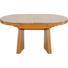 COUCHTISCH Eiche furniert Eichefarben - Eichefarben, KONVENTIONELL, Metall (110(150,5)/65/54-73cm) - Venda